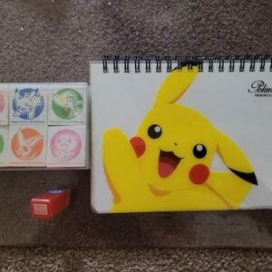 Pokemon Stamps And Pikachu Weekly Planner